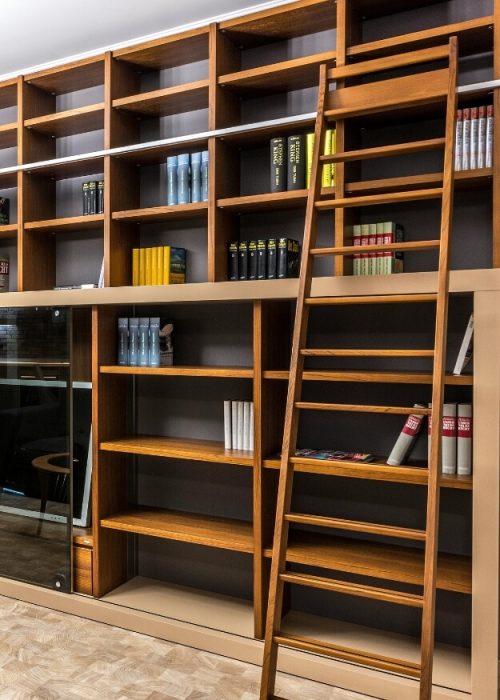 bibliothèque bois l'artisan bellifontain