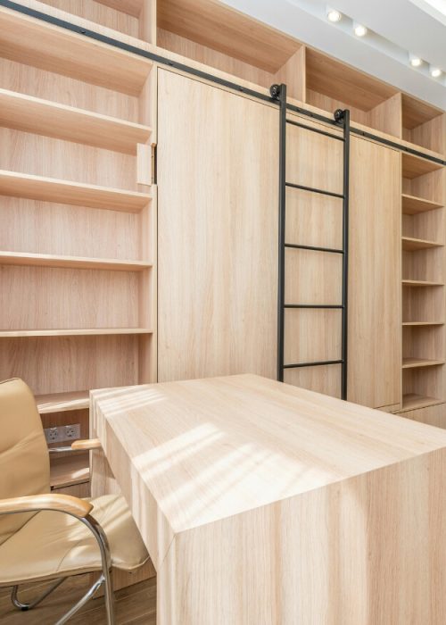 bibliothèque sur mesure l'artisan bellifontain